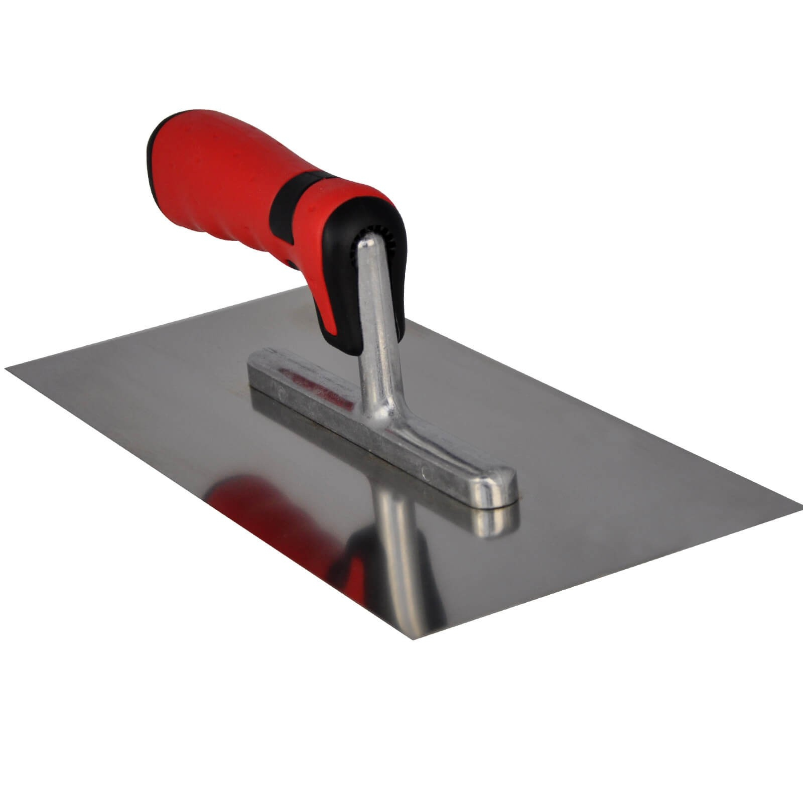 30x Alfa Glättekelle Edelstahl mit Softgriff 130x280 mm Zahnkelle Spachtelkelle Aufziehplatte Aufziehglätte Glätter Traufe Trockenbau Maurerkelle