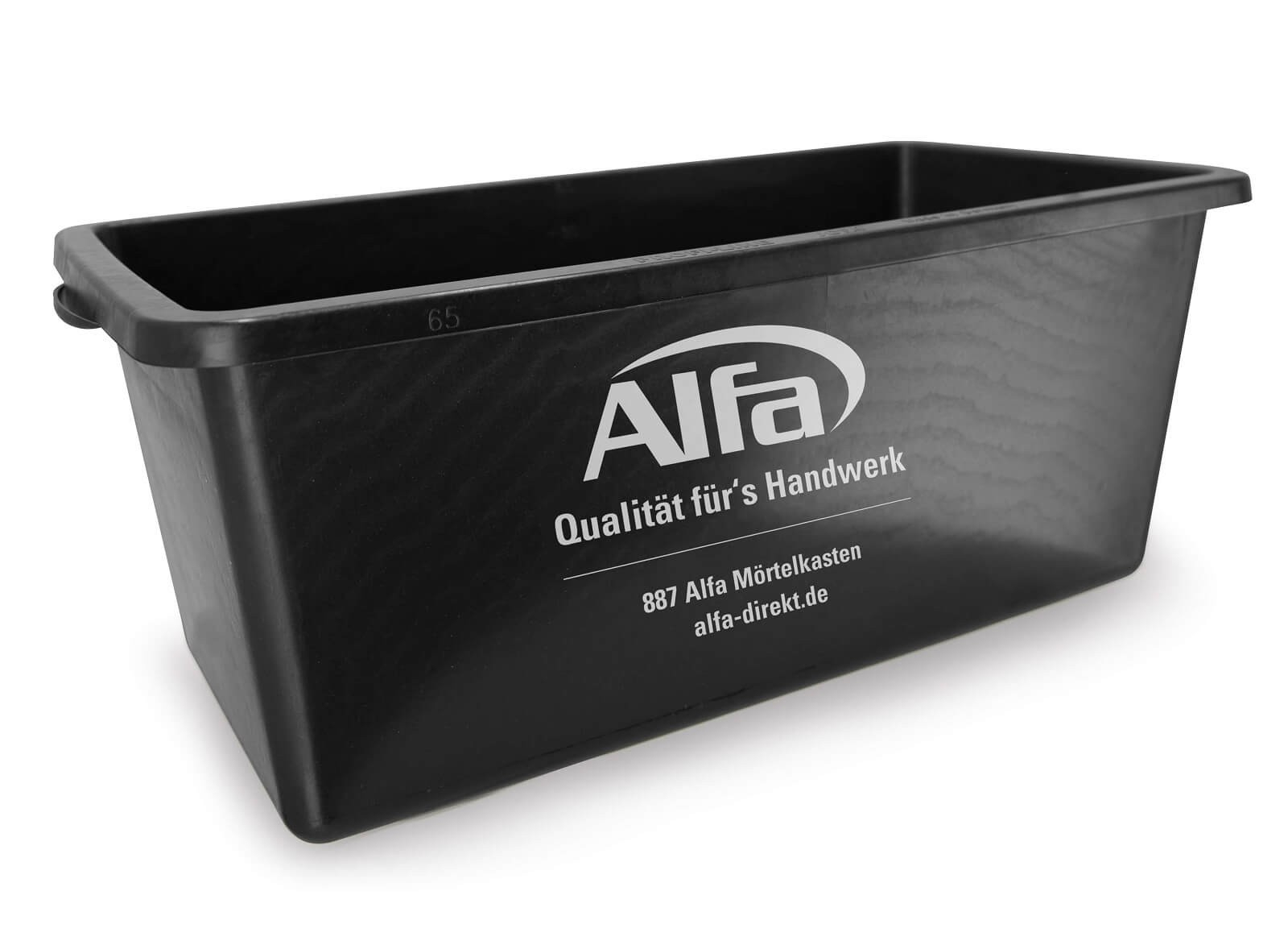 Alfa Mörtelkasten 4 Stück 65 Liter Baueimer Putz Spachtel Putzeimer Mörteleimer Mörtelkübel Stalleimer Mörteleimer Farbeimer Abfalleimer Garteneimer