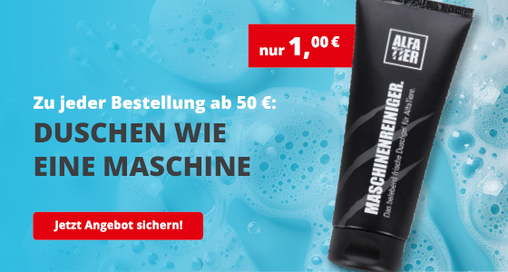 Duschen wie eine Maschine